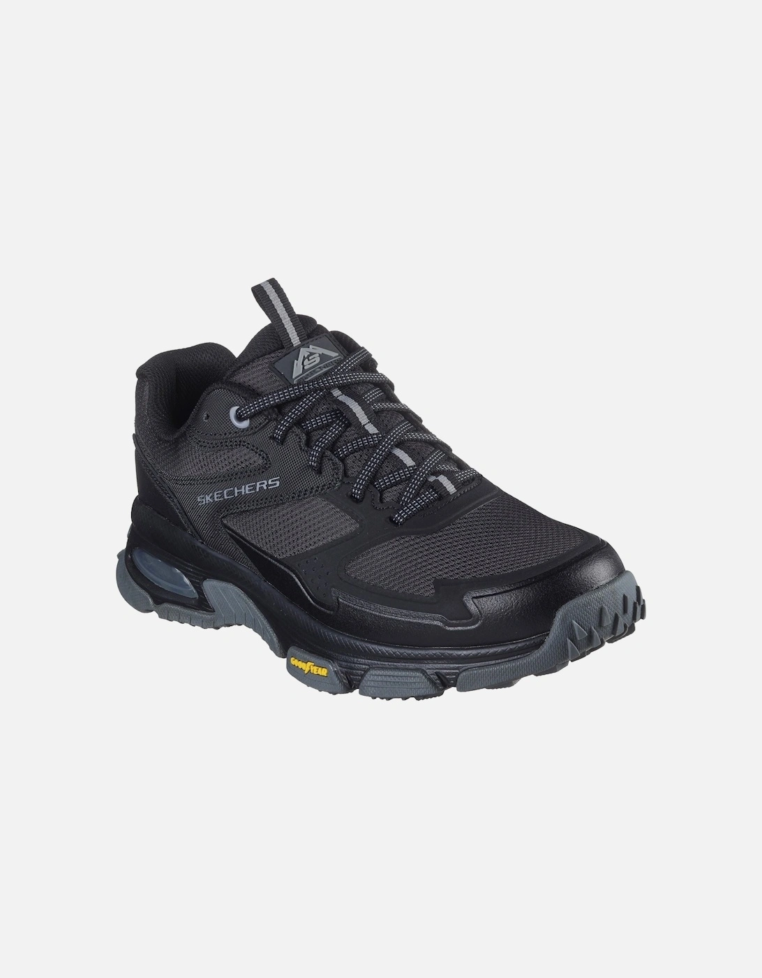 Skech-Air Sleek Envoy Leather Men's Black Hiking Boots, 6 of 5