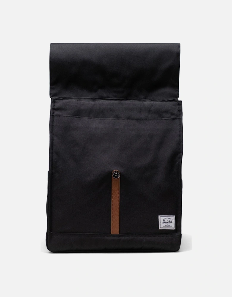 City Backpack Polyester Unisex Adults's Black Backpack