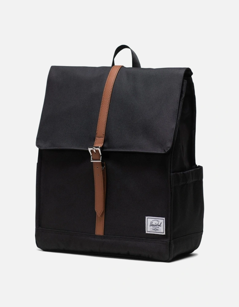 City Backpack Polyester Unisex Adults's Black Backpack