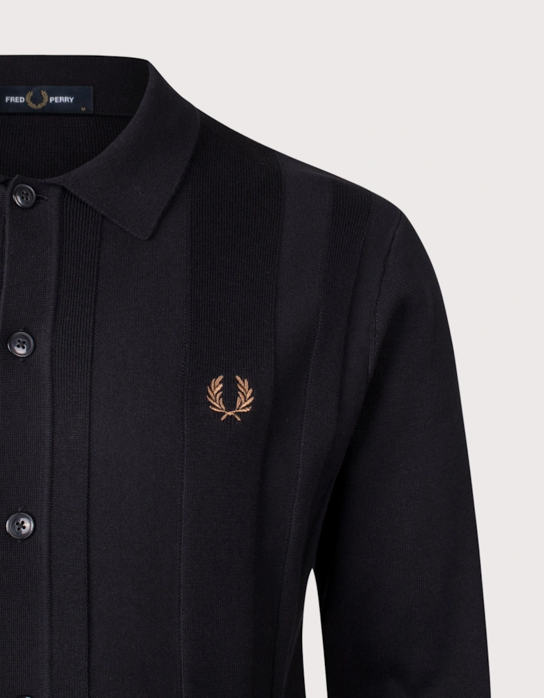 Button Through Knitted Shirt