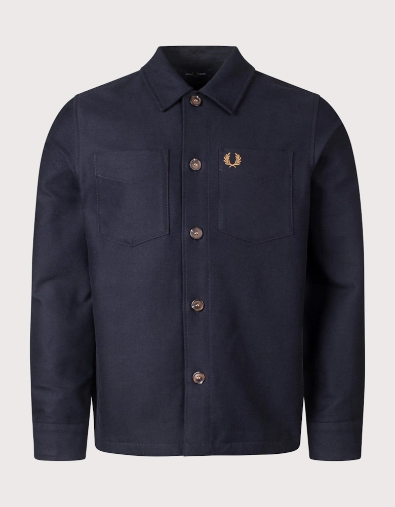 Brushed Twill Overshirt