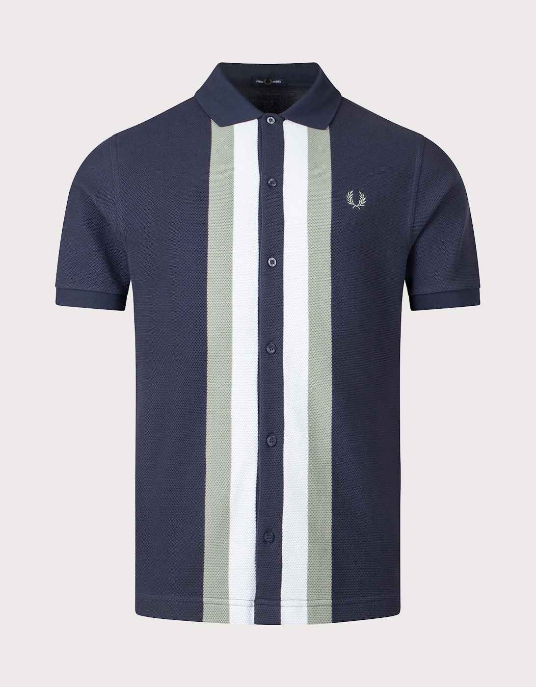 Panelled Button Through Polo Shirt, 4 of 3