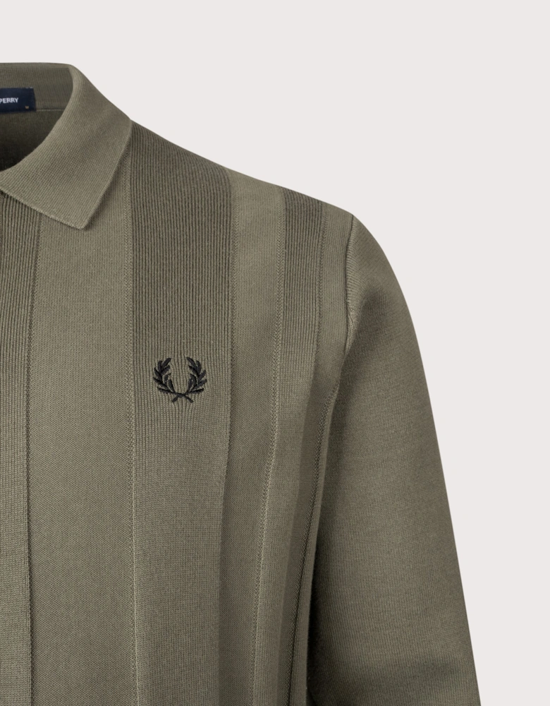 Button Through Knitted Shirt