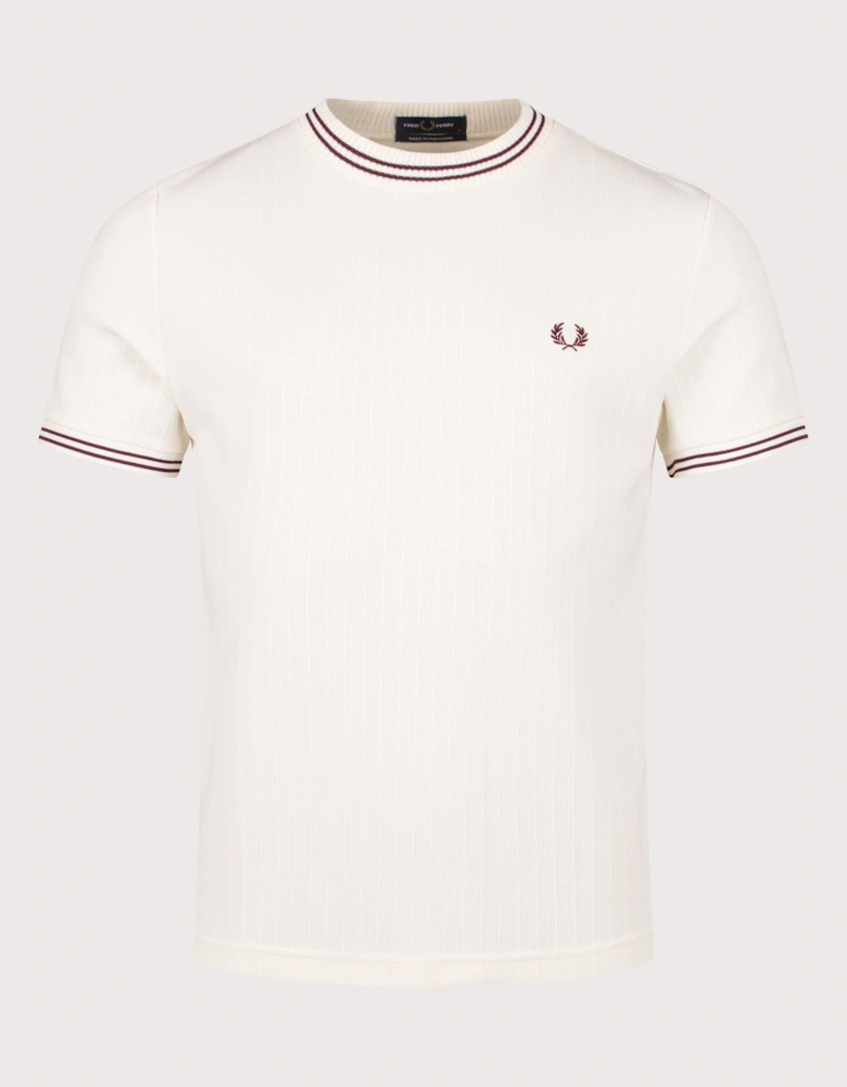 Ribbed Jersey T-Shirt