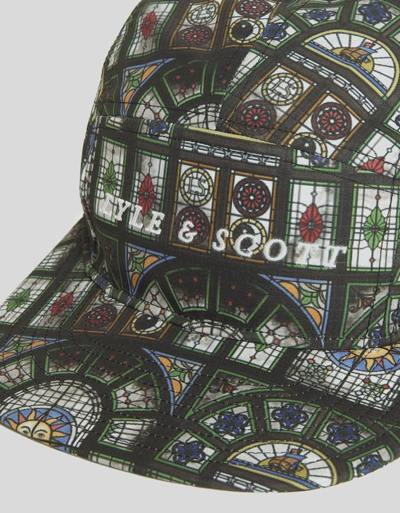 Stained Glass Print Baseball Cap