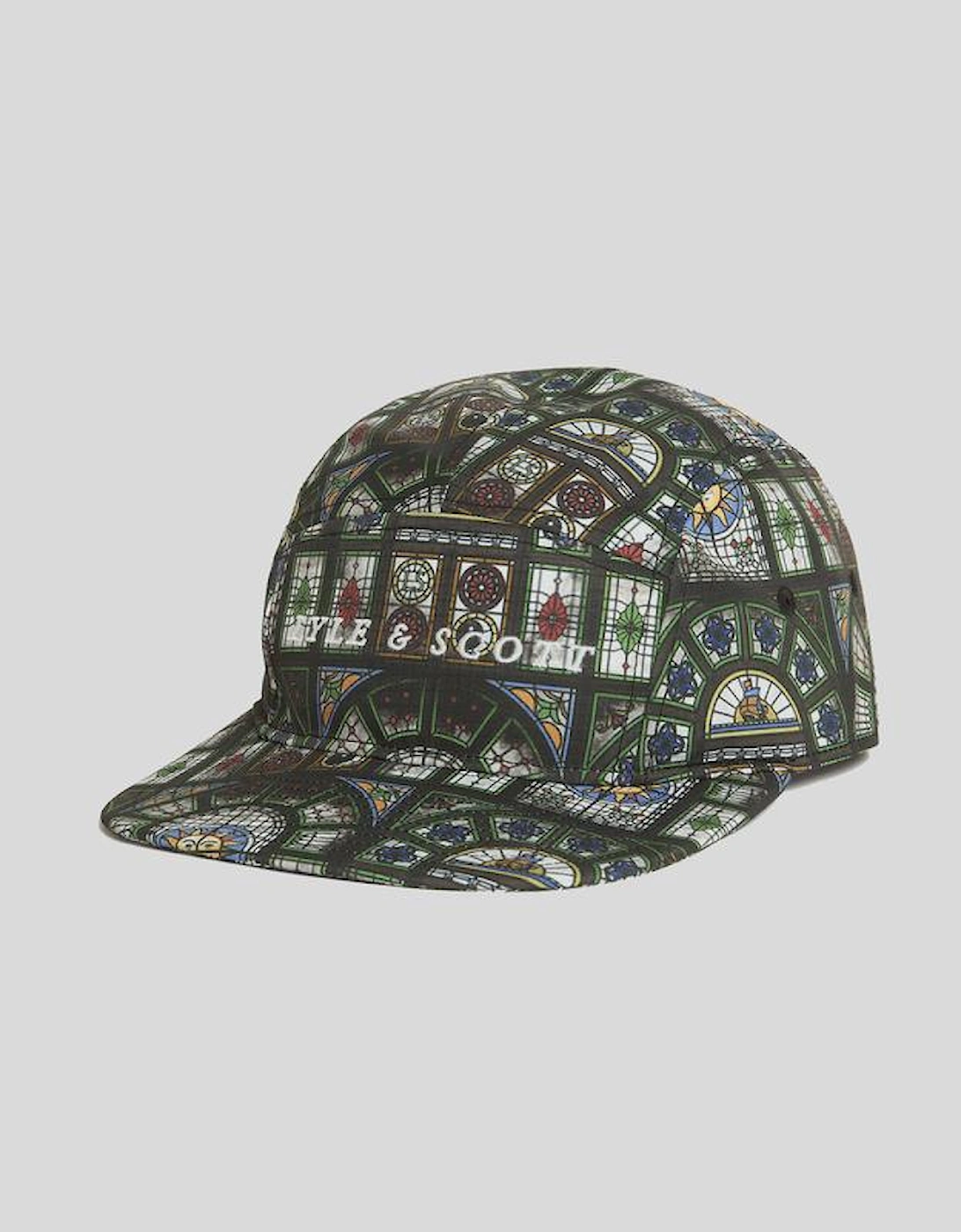 Stained Glass Print Baseball Cap, 4 of 3