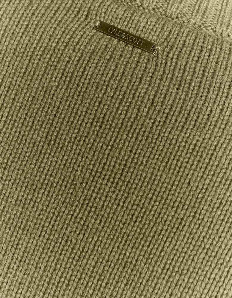 Wool Blend Crew Neck Jumper