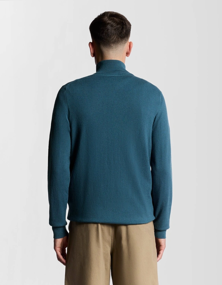 Cotton Merino 1/4 Zip Jumper
