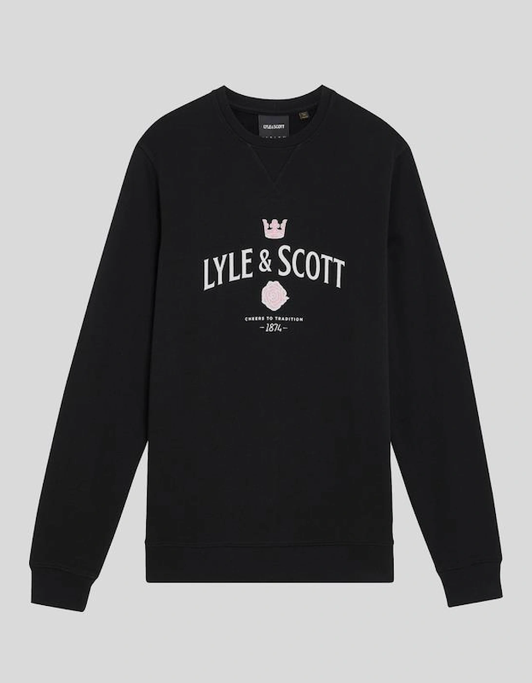 Cheers Graphic Crew Neck Sweatshirt