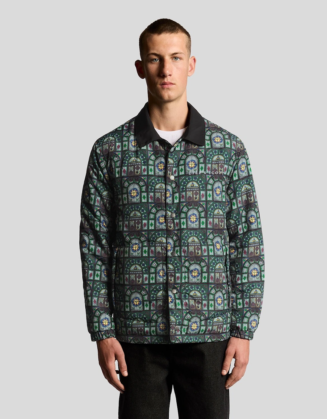 Printed Reversible Collared Jacket, 8 of 7