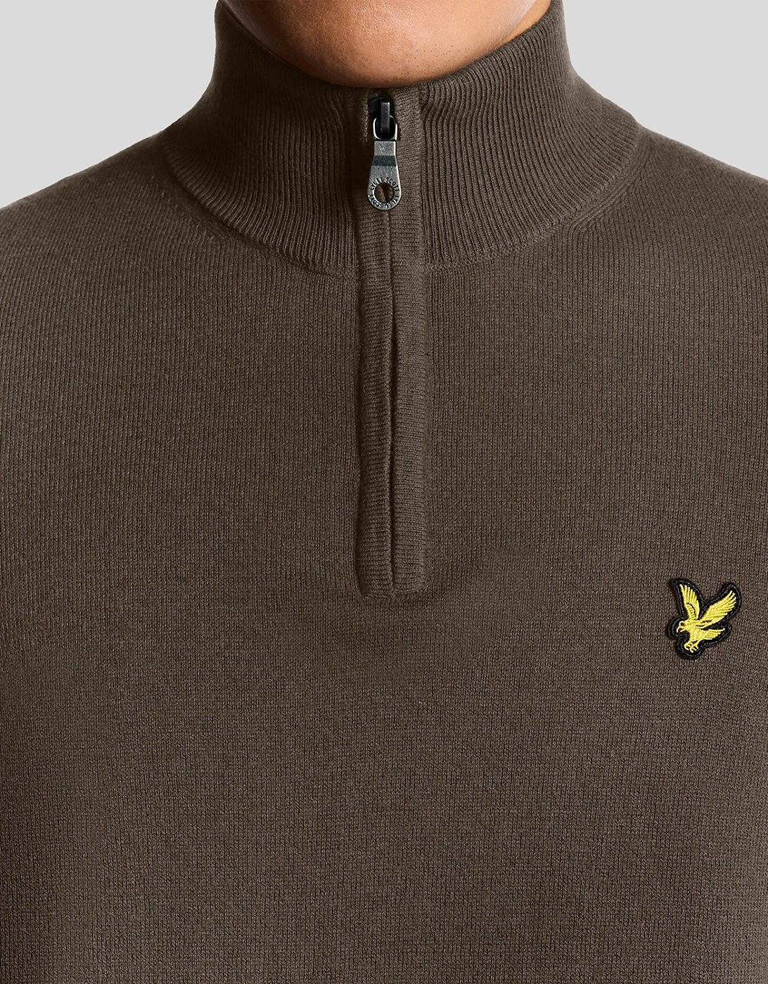 Cotton Merino 1/4 Zip Jumper
