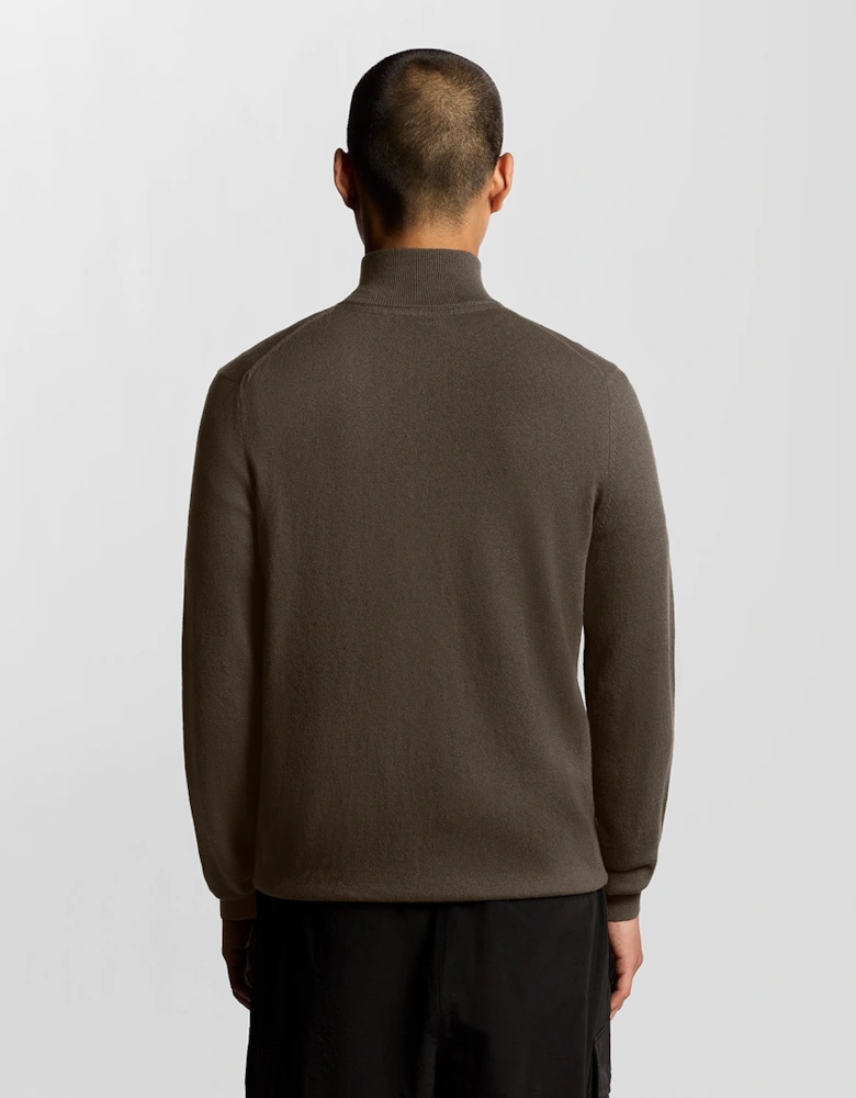 Cotton Merino 1/4 Zip Jumper
