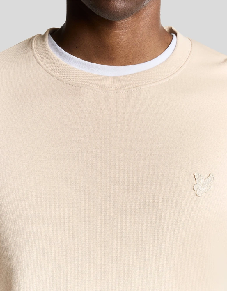 Superfine Cotton Crew Neck Sweatshirt