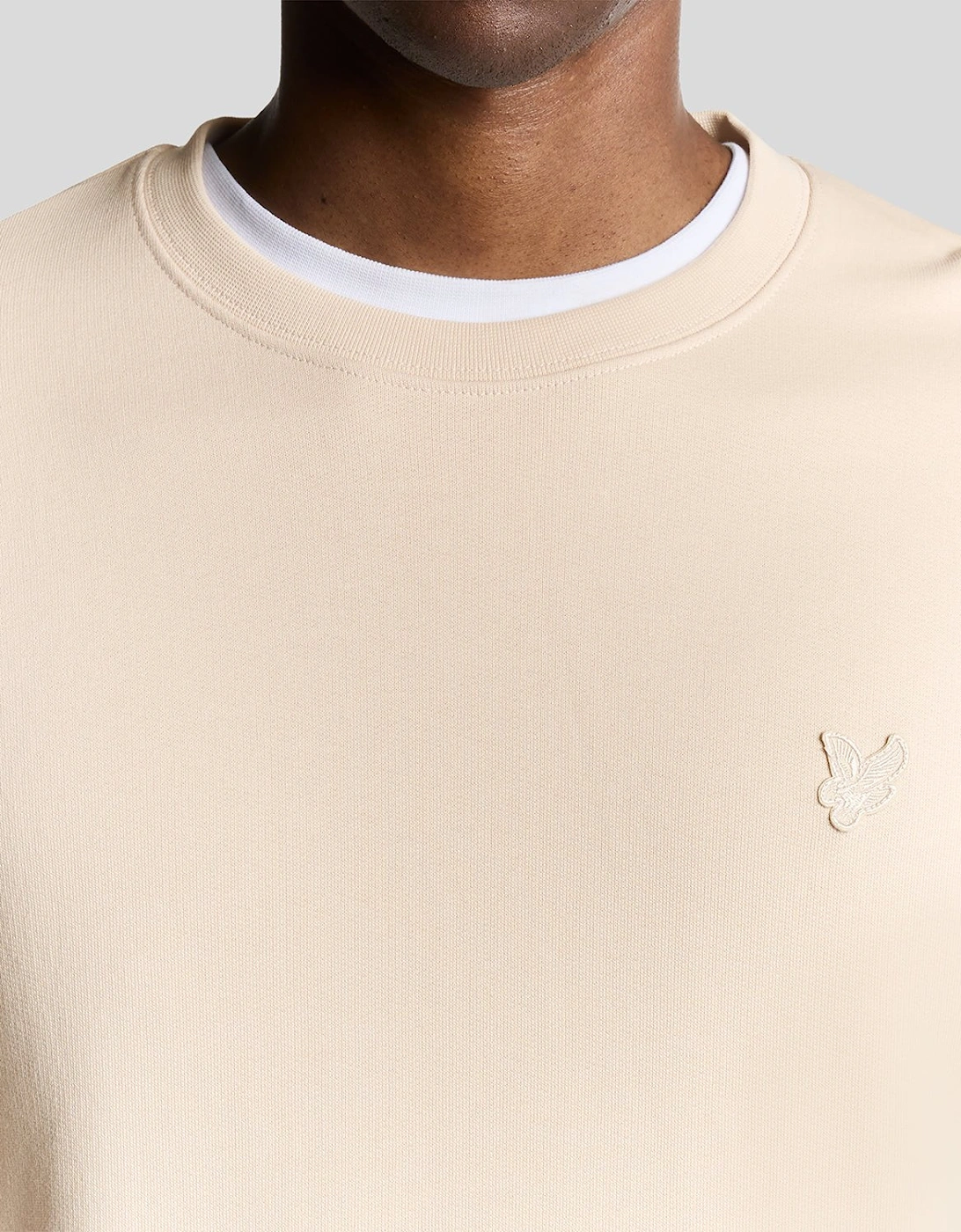 Superfine Cotton Crew Neck Sweatshirt
