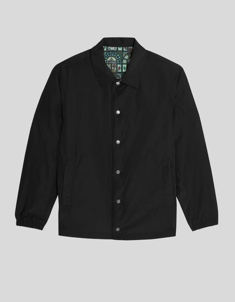 Printed Reversible Collared Jacket