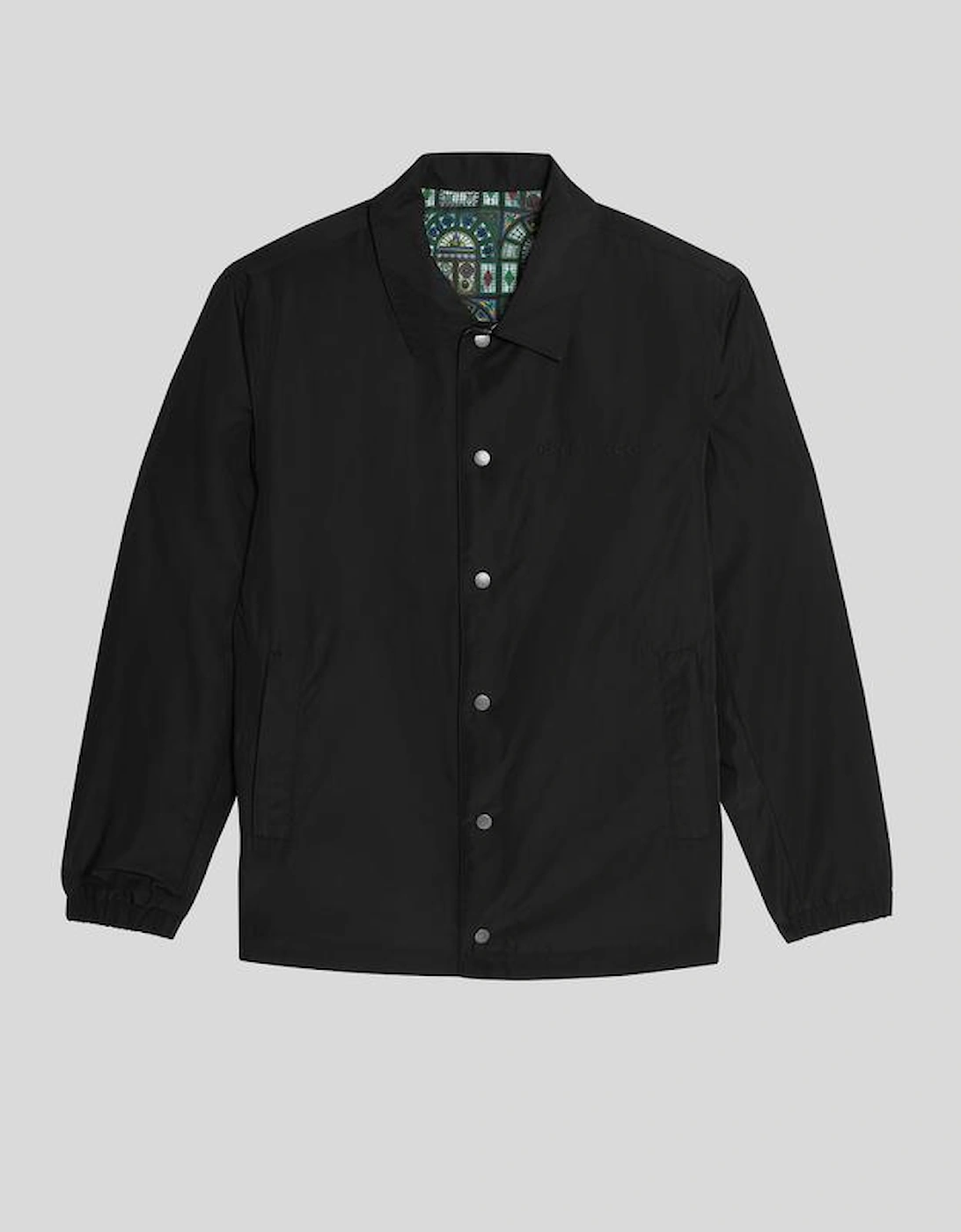 Printed Reversible Collared Jacket