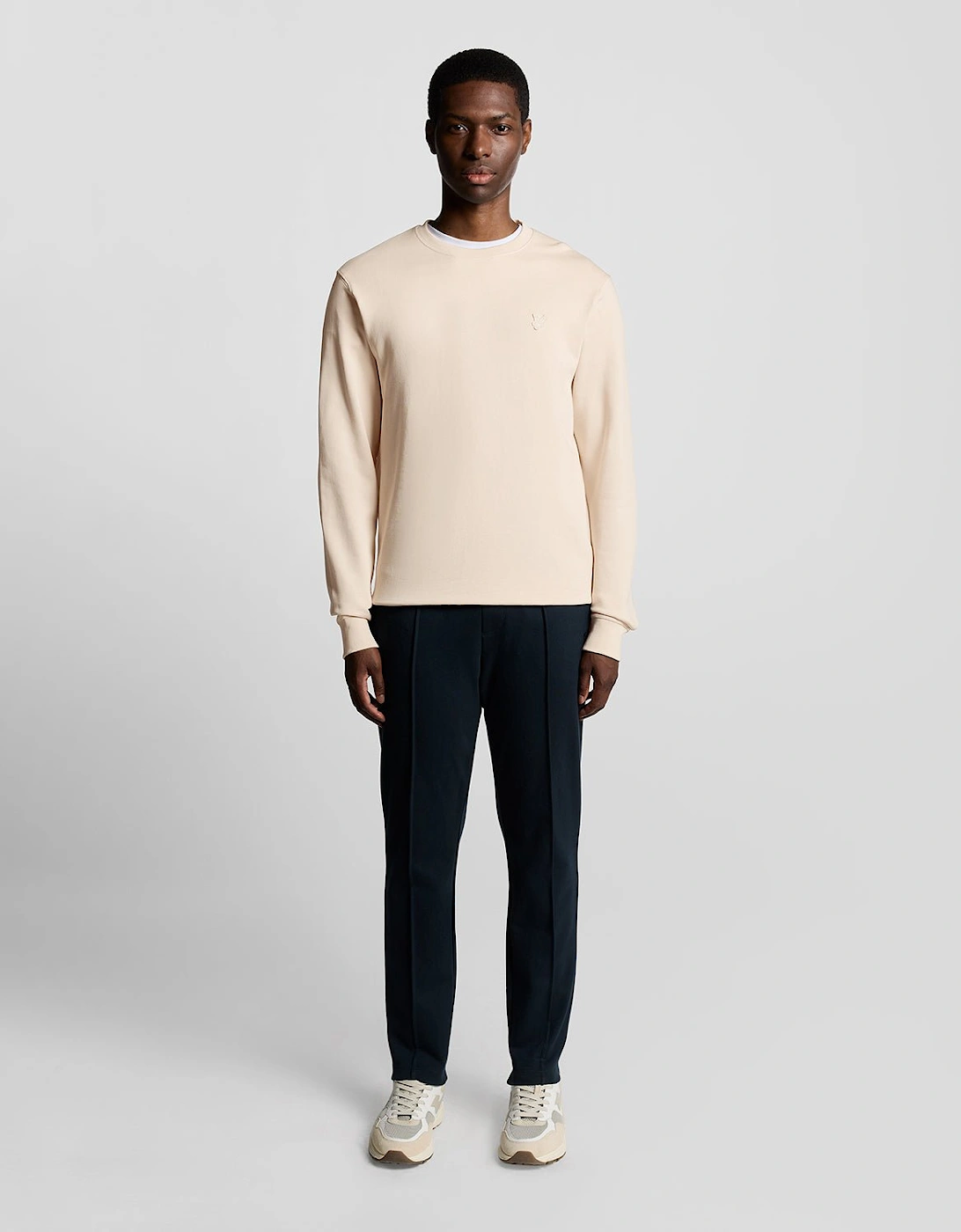 Superfine Cotton Crew Neck Sweatshirt