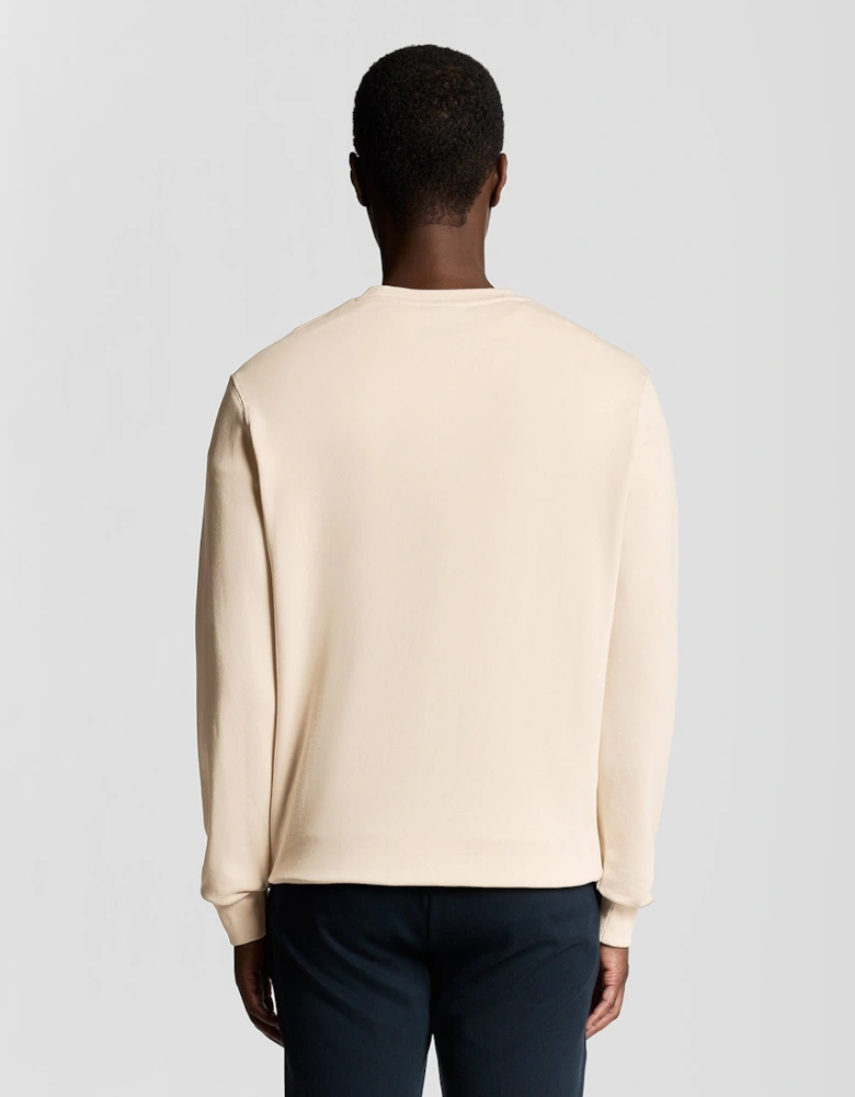 Superfine Cotton Crew Neck Sweatshirt