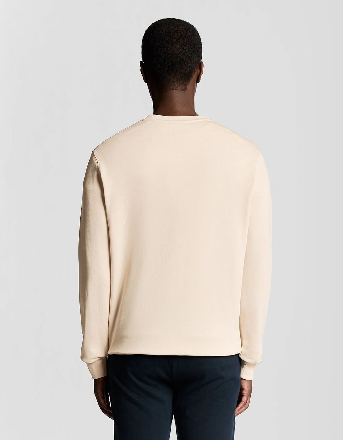 Superfine Cotton Crew Neck Sweatshirt
