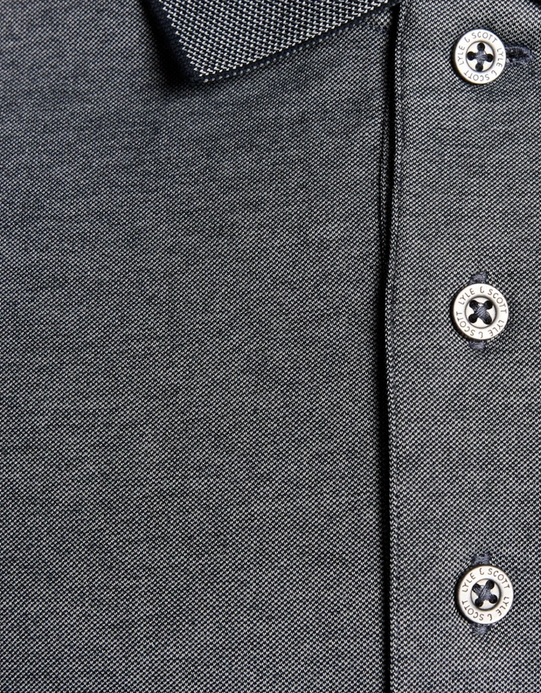 Two Tone Pique Polo Shirt