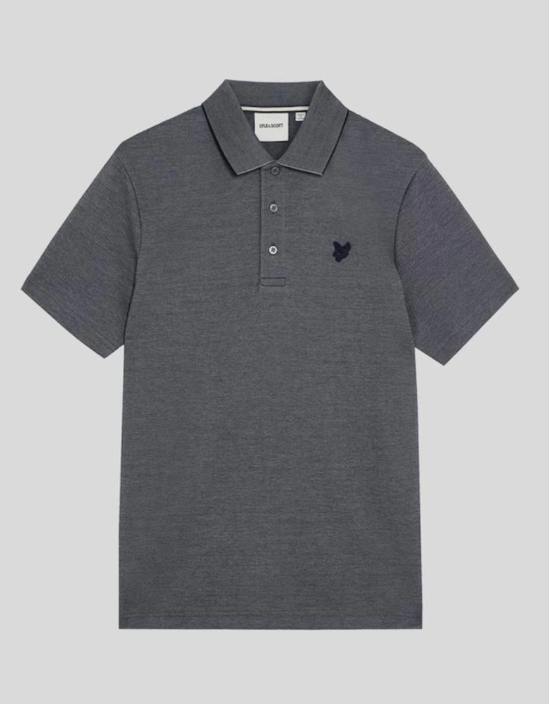 Two Tone Pique Polo Shirt