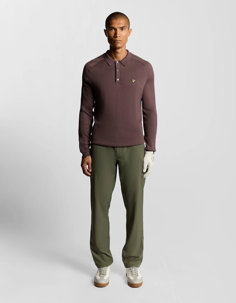 Golf Long Sleeve Polo Shirt