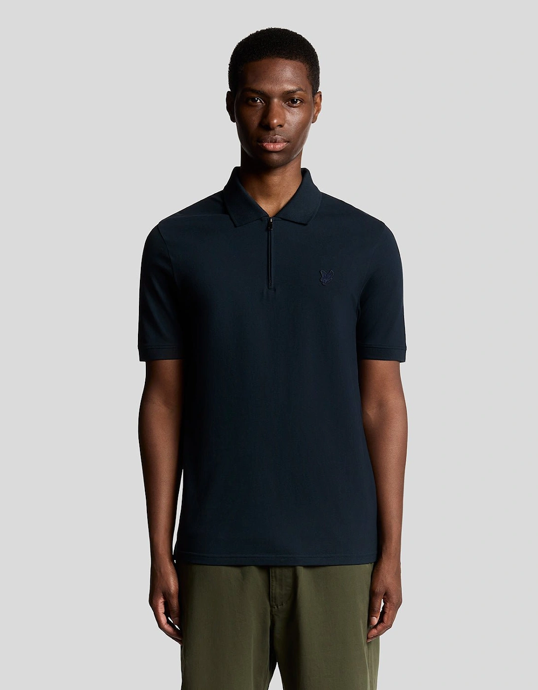 Superfine Cotton Zip Polo Shirt, 7 of 6