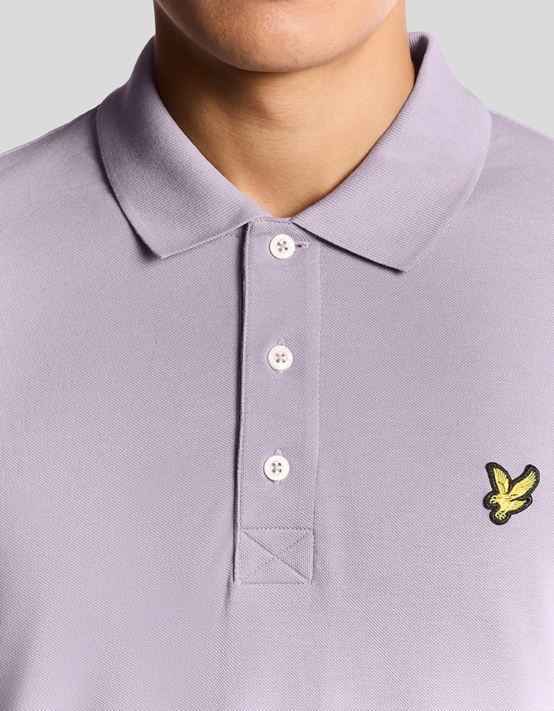 Long Sleeve Cotton Polo Shirt
