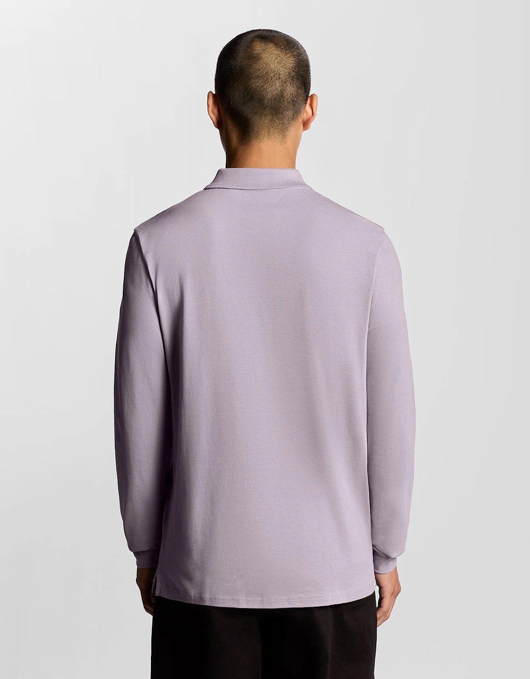 Long Sleeve Cotton Polo Shirt