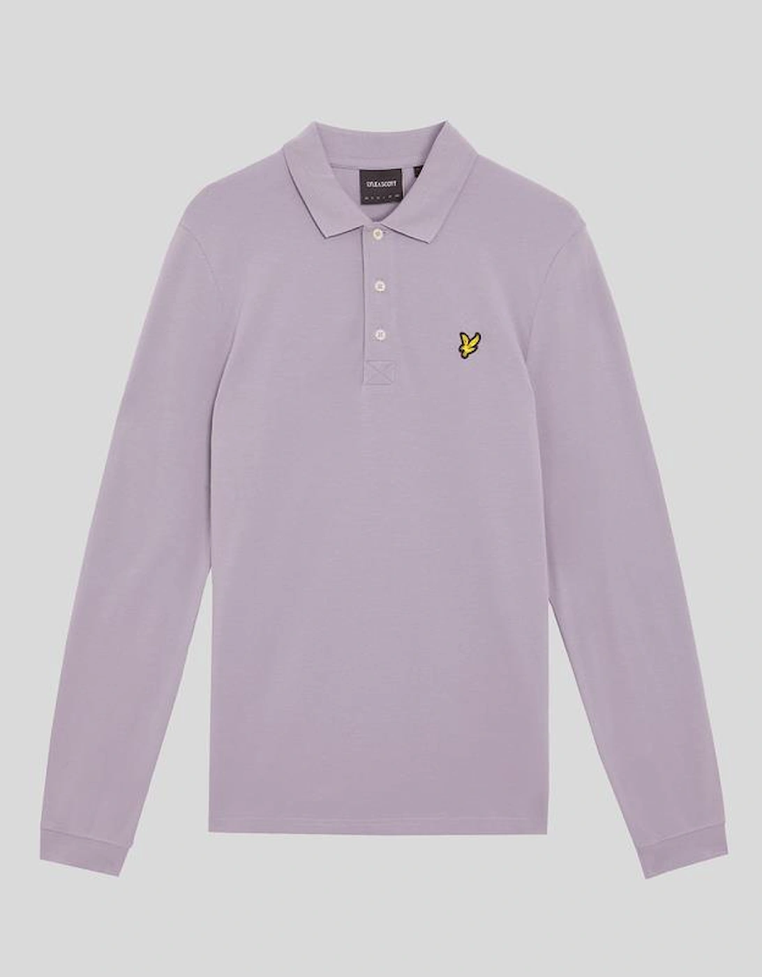 Long Sleeve Cotton Polo Shirt