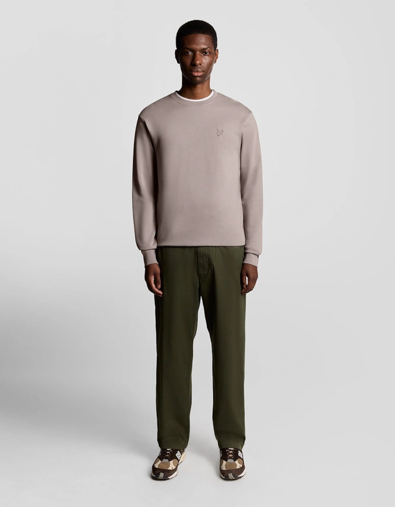 Superfine Cotton Crew Neck Sweatshirt