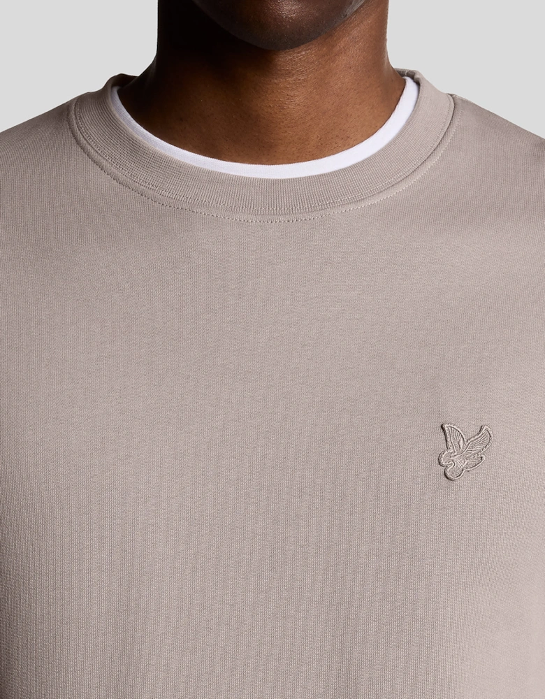 Superfine Cotton Crew Neck Sweatshirt