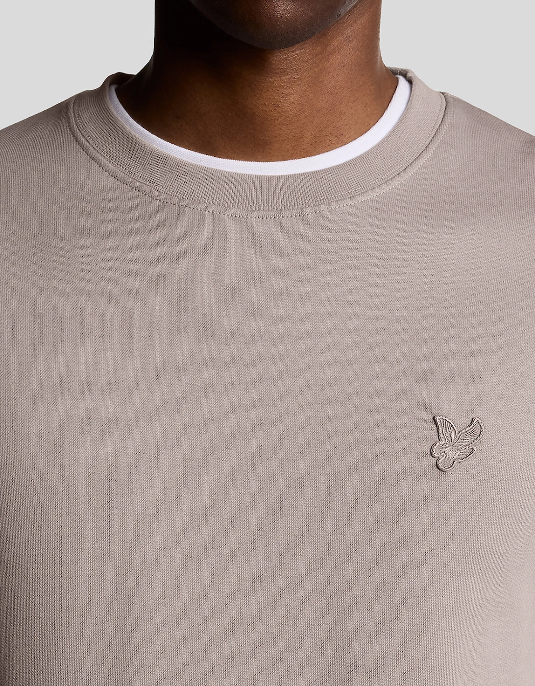 Superfine Cotton Crew Neck Sweatshirt