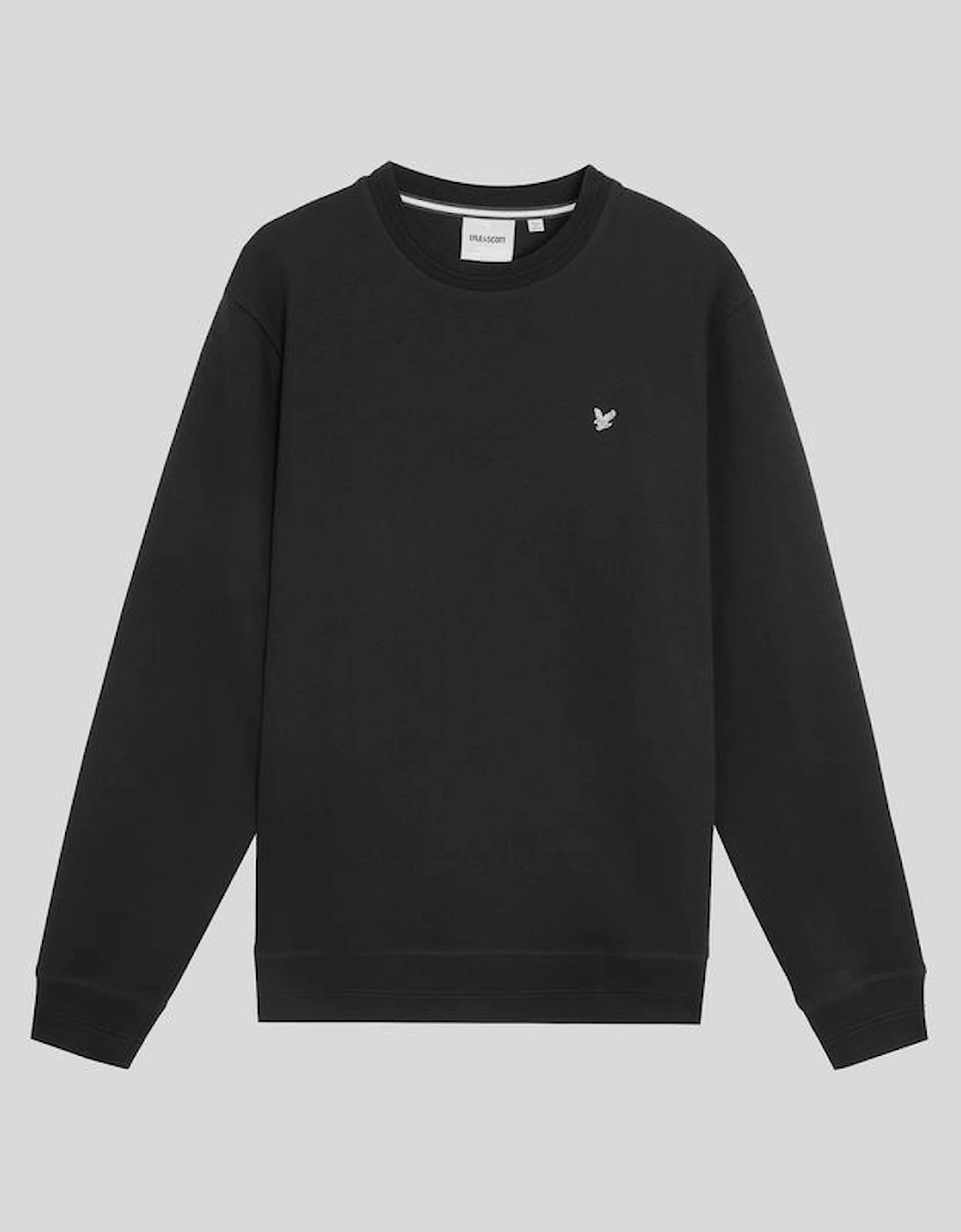 Diagonal Weave Crew Neck Sweatshirt