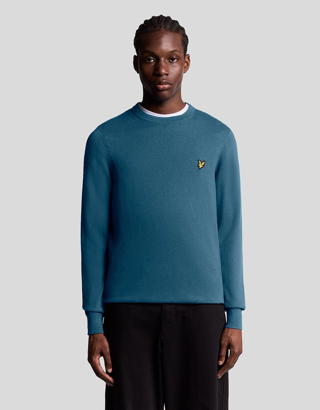 Cotton Merino Crew Neck Jumper, 7 of 6