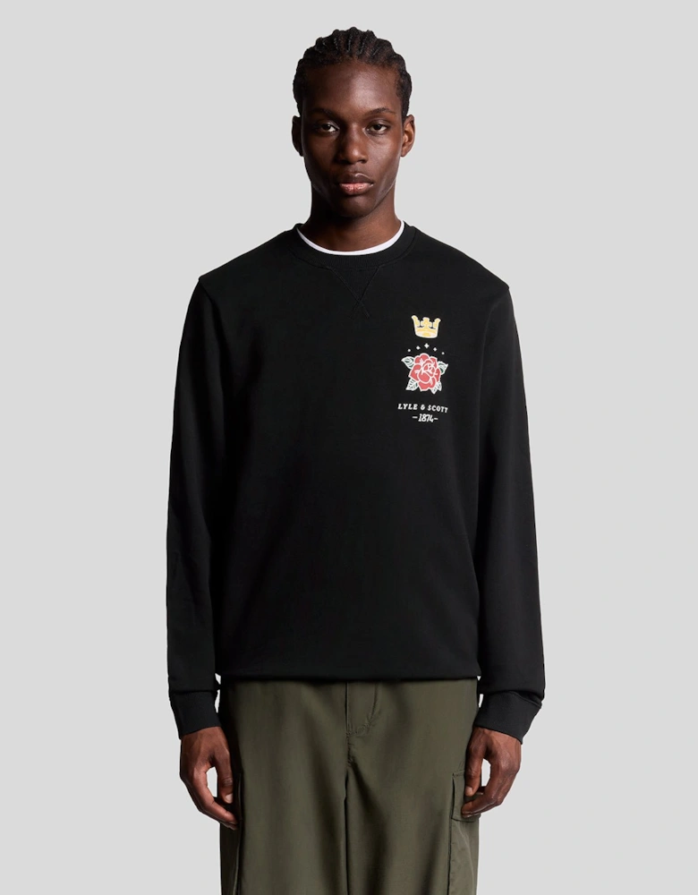 Pub Graphic Crew Neck Sweatshirt