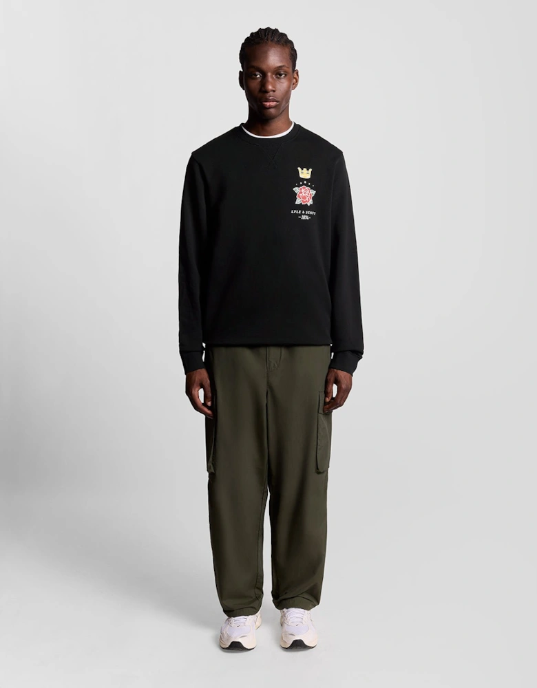 Pub Graphic Crew Neck Sweatshirt