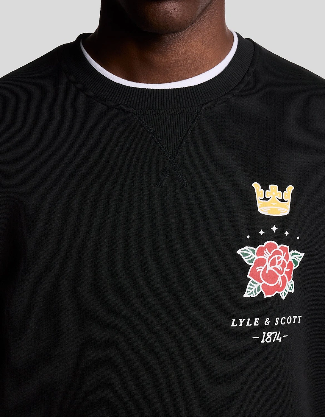 Pub Graphic Crew Neck Sweatshirt