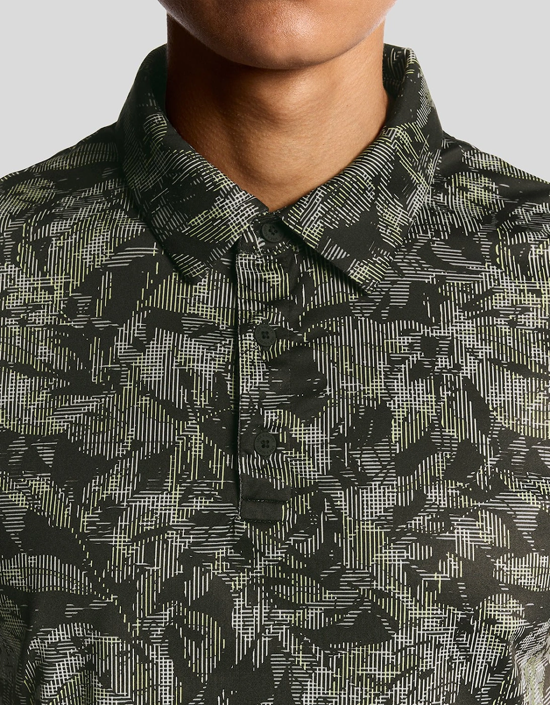 Golf Digital Floral Polo Shirt