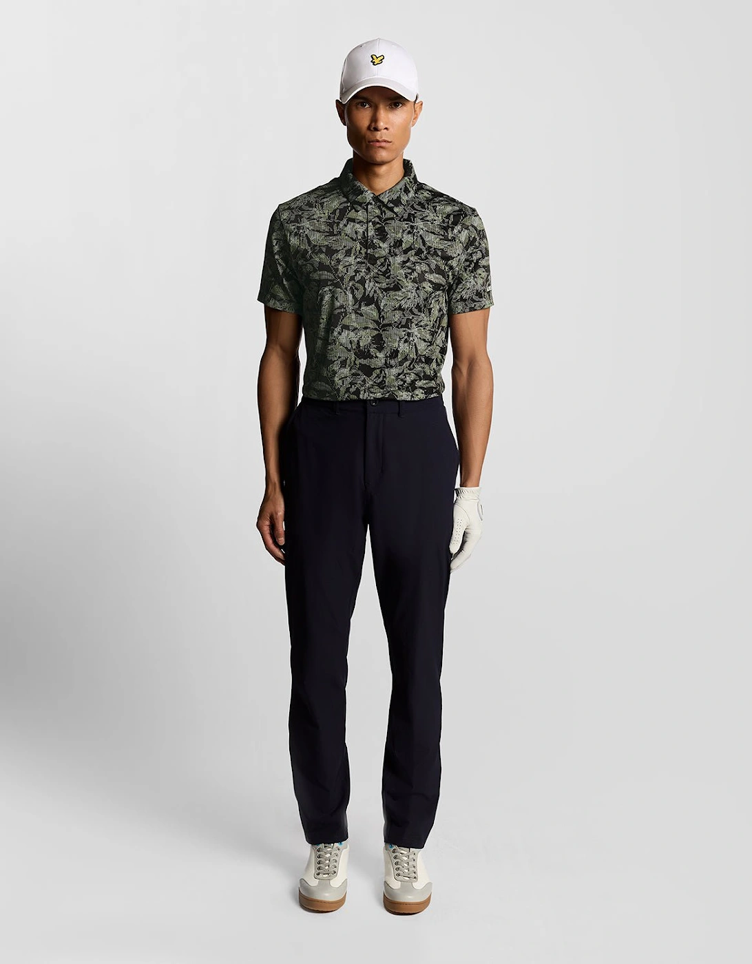 Golf Digital Floral Polo Shirt