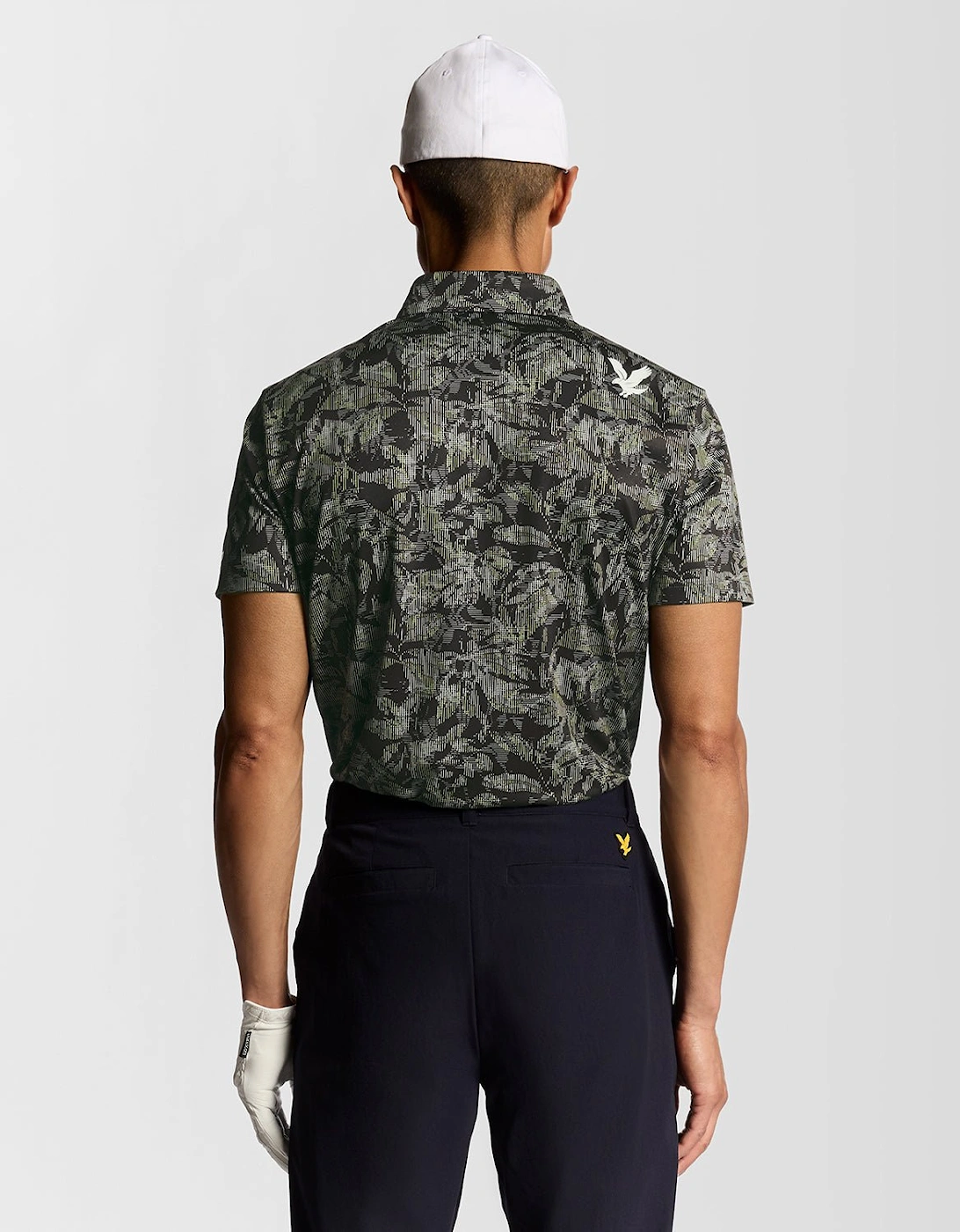 Golf Digital Floral Polo Shirt