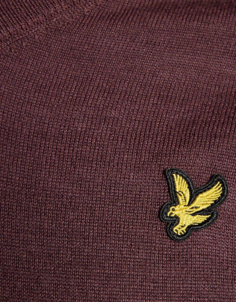Golf Wool Blend V Neck Jumper