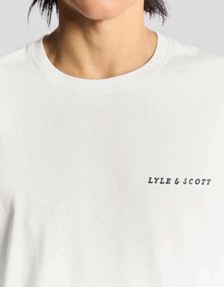 Script Logo Cotton Crew Neck T-Shirt