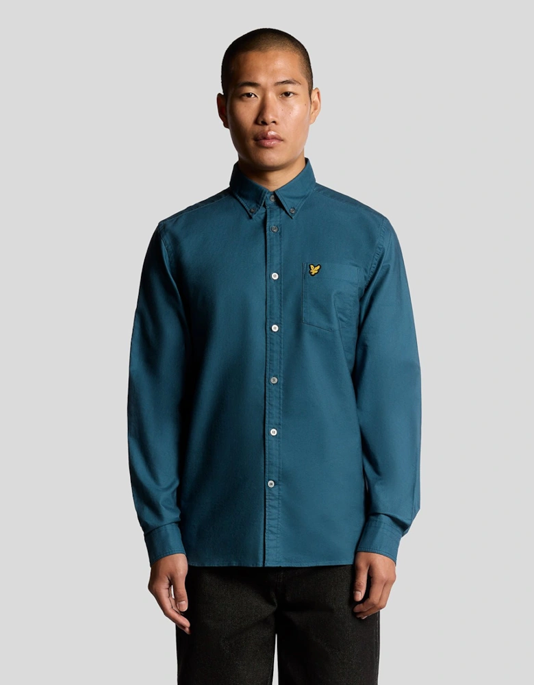 Cotton Button Down Oxford Shirt