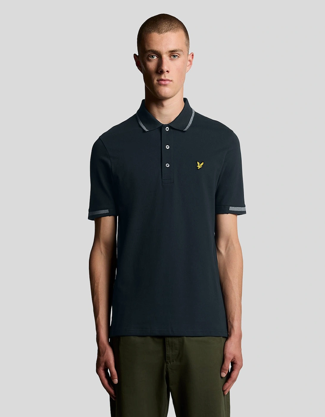 Birdseye Tipped Polo Shirt, 7 of 6