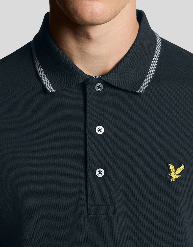Birdseye Tipped Polo Shirt