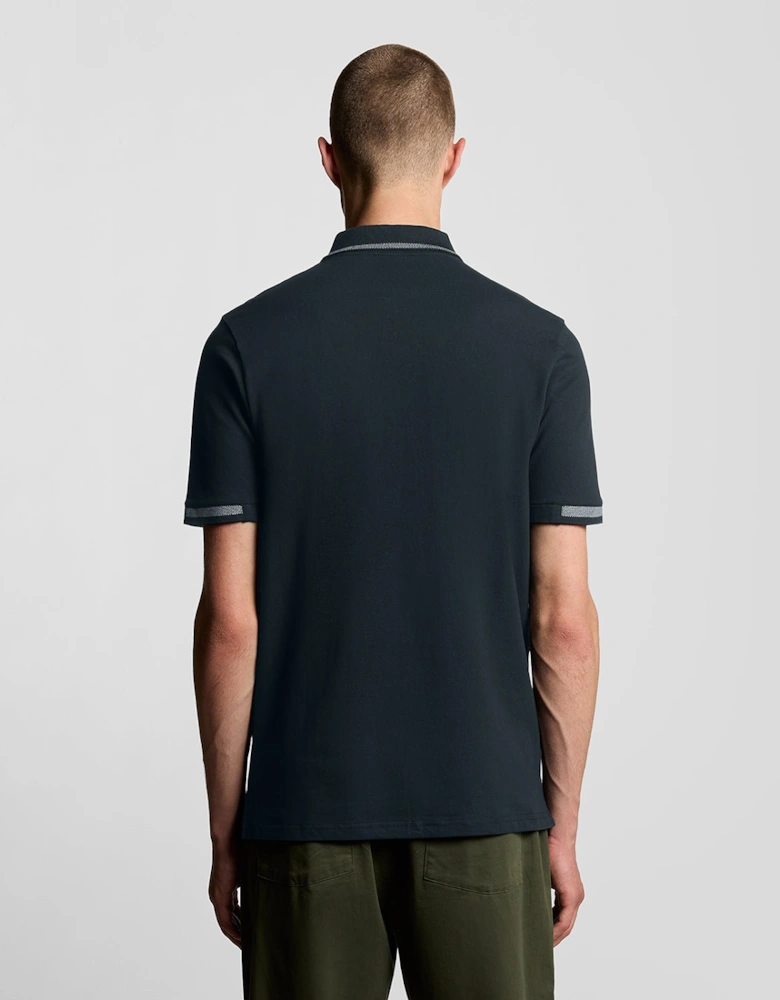 Birdseye Tipped Polo Shirt