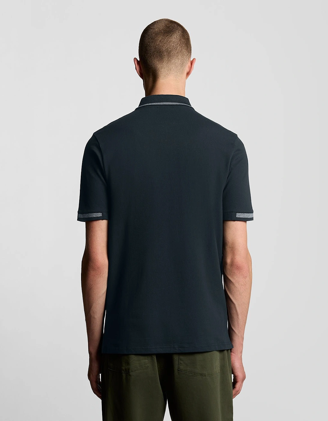 Birdseye Tipped Polo Shirt
