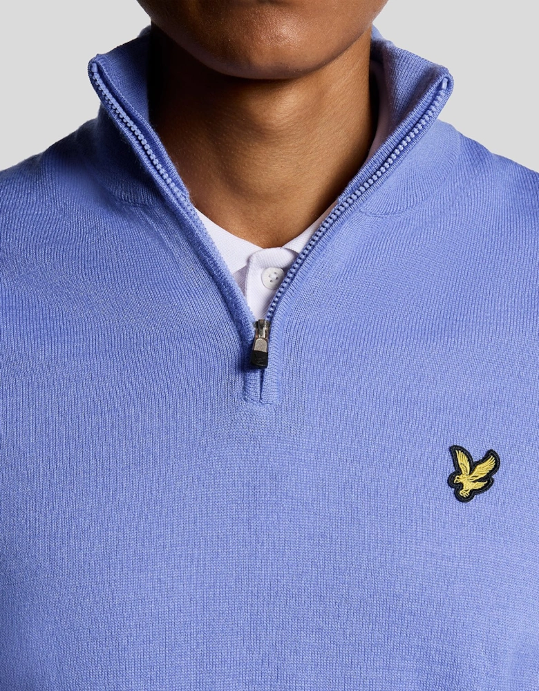 Golf 1/4 Zip Wool Blend Jumper