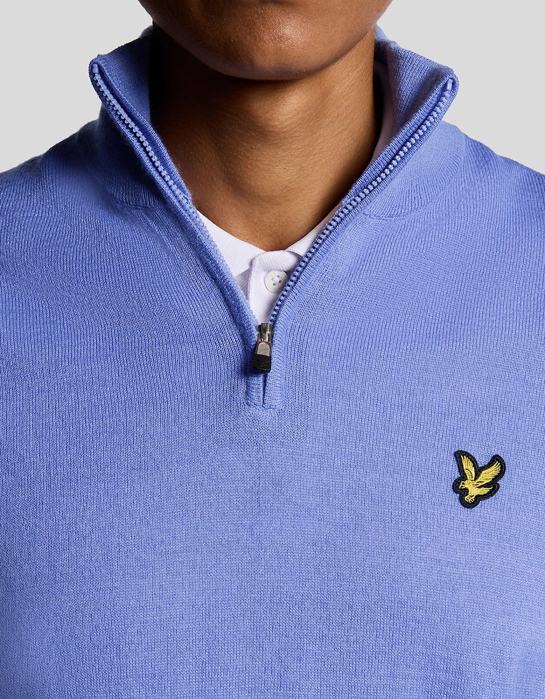 Golf 1/4 Zip Wool Blend Jumper